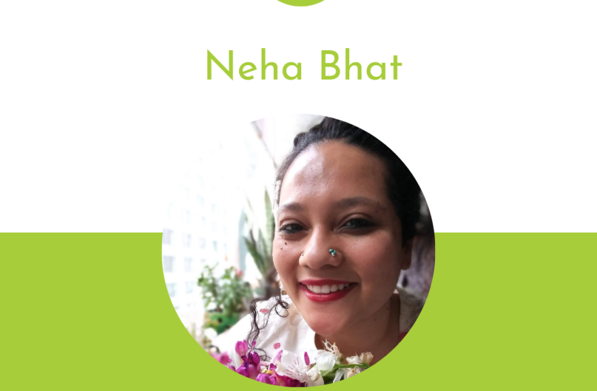 Author Announcement — Neha bhat