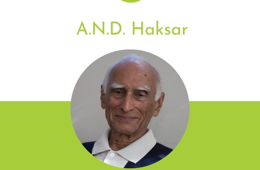 Author Announcement — A.N.D Haksar